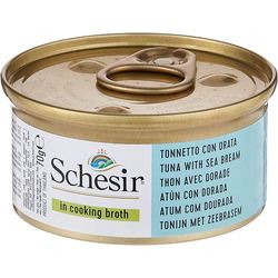 Корм для кошек Schesir Adult Canned Tuna\/Sea Bream 85 g
