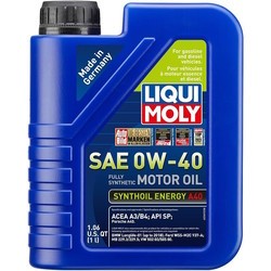 Моторные масла Liqui Moly Synthoil Energy A40 0W-40 1&nbsp;л