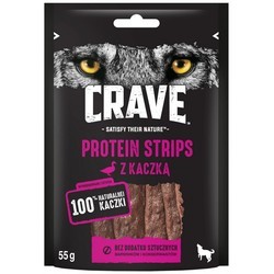 Корм для собак Crave Protein Strips with Duck 55 g