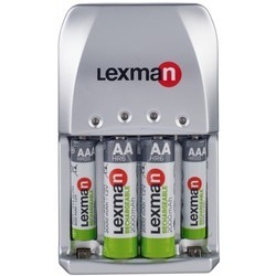 Зарядки аккумуляторных батареек Lexman Universal Charger + 2xAA 2000 mAh + 2xAAA 900 mAh
