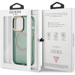 Чехлы для мобильных телефонов GUESS Metal Outline with MagSafe for iPhone 13 Pro Max