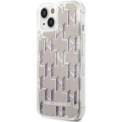 Чехлы для мобильных телефонов Karl Lagerfeld Liquid Glitter Monogram for iPhone 14 Plus