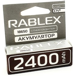 Аккумуляторы и батарейки Rablex 1x18650  2400 mAh