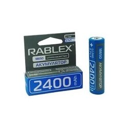Аккумуляторы и батарейки Rablex 1x18650  2400 mAh Protect