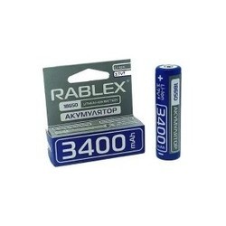 Аккумуляторы и батарейки Rablex 1x18650  3400 mAh Protect