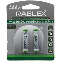 Аккумуляторы и батарейки Rablex 2xAAA  1100 mAh