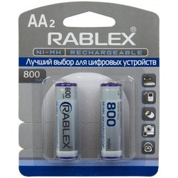 Аккумуляторы и батарейки Rablex 2xAA  800 mAh