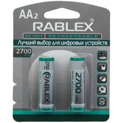 Аккумуляторы и батарейки Rablex 2xAA  2700 mAh
