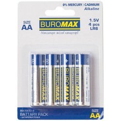 Аккумуляторы и батарейки Buromax Alkaline 4xAA