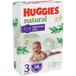 Подгузники (памперсы) Huggies Natural Pants 3 \/ 58 pcs