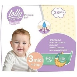 Подгузники (памперсы) Lolly Premium Soft Diapers 3 \/ 38 pcs