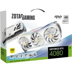 Видеокарты ZOTAC GeForce RTX 4080 16GB AMP Extreme AIRO White