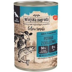 Корм для собак Wiejska Zagroda Canned Adult Forest Flavors Trout/Veal 400 g 1&nbsp;шт
