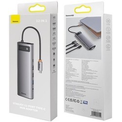 Картридеры и USB-хабы BASEUS Metal Gleam Series 12-in-1 Type-C