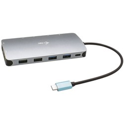 Картридеры и USB-хабы i-Tec USB-C Metal Nano 3x Display Docking Station + Power Delivery 100 W