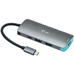 Картридеры и USB-хабы i-Tec USB-C Metal Nano Dock 4K HDMI + Power Delivery 100 W