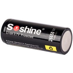 Аккумуляторы и батарейки Soshine 1x26650 5500 mAh