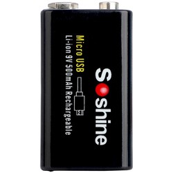 Аккумуляторы и батарейки Soshine 1xKrona 500 mAh micro USB