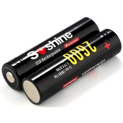 Аккумуляторы и батарейки Soshine 1x18650  3000 mAh micro USB