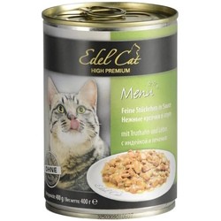 Корм для кошек Edel Cat Adult Canned Turkey\/Liver 400 g