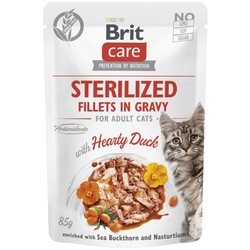 Корм для кошек Brit Care Sterilized Fillets in Gravy Duck 85 g