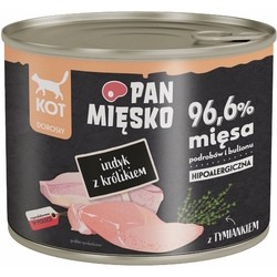 Корм для кошек PAN MIESKO Wet Food Adult Turkey with Rabbit  200 g