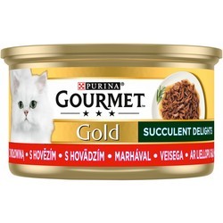 Корм для кошек Gourmet Gold Canned Succulent Delights Beef 85 g