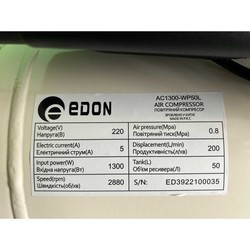 Компрессоры Edon AC 1300-WP50L 50&nbsp;л сеть (230 В)