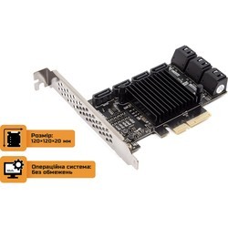PCI-контроллеры Frime ECF-PCIEto10SATAIII001
