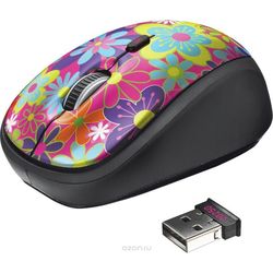 Мышка Trust Yvi Wireless Mini Mouse (разноцветный)