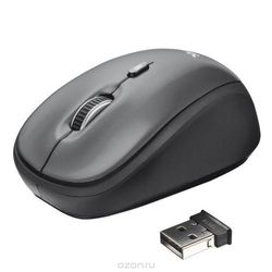Мышка Trust Yvi Wireless Mini Mouse (серый)