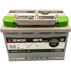 Автоаккумуляторы Jenox EFB 6CT-80R