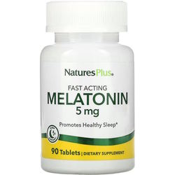 Аминокислоты Natures Plus Melatonin 5 mg 90 tab