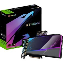 Видеокарты Gigabyte GeForce RTX 4070 Ti AORUS XTREME WATERFORCE WB 12GB