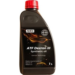 Трансмиссионные масла AVEX ATF Dexron III 1L 1&nbsp;л