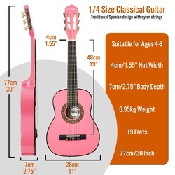Акустические гитары 3rd Avenue 1\/4 Size Classical Guitar Pack