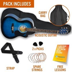 Акустические гитары 3rd Avenue Full Size Cutaway Acoustic Guitar Pack