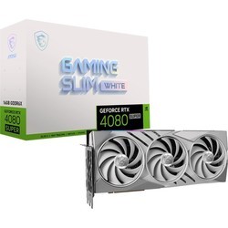 Видеокарты MSI GeForce RTX 4080 SUPER 16G GAMING SLIM WHITE