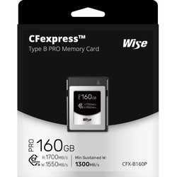 Карты памяти Wise CFexpress Pro 320&nbsp;ГБ