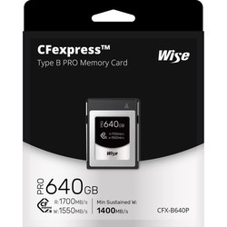 Карты памяти Wise CFexpress Pro 640&nbsp;ГБ