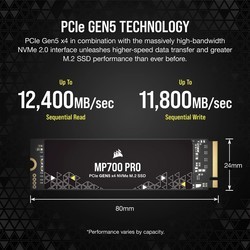 SSD-накопители Corsair MP700 PRO CSSD-F1000GBMP700PNH 1&nbsp;ТБ