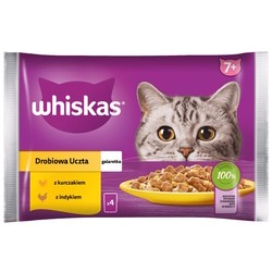Корм для кошек Whiskas 7+ Poultry Feasts in Jelly 4 pcs