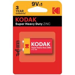 Аккумуляторы и батарейки Kodak Super Heavy Duty 1xKrona