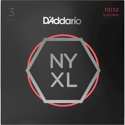 Струны DAddario NYXL Nickel Wound 10-52 (3-Pack)
