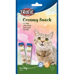 Корм для кошек Trixie Creamy Snacks Chicken 5 pcs