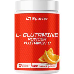 Аминокислоты Sporter L-Glutamine Powder + Vitamin C 300 g