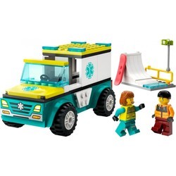 Конструкторы Lego Emergency Ambulance and Snowboarder 60403