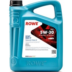 Моторные масла Rowe Hightec Synt RSR 17 5W-30 4&nbsp;л