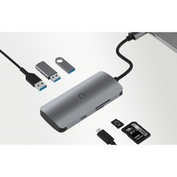 Картридеры и USB-хабы Cygnett Hub 6in1