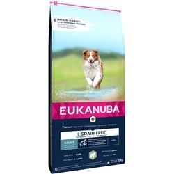Корм для собак Eukanuba Grain Free Adult Small\/Medium Lamb 12 kg